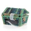 Treasure Chest Shaped Aquarium Air Action Ornament Fish Tank Aquascaping Decor