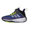 adidas Ownthegame 3.0 K Trendy Fashion Non-Slip Durable Mid-Top Kids Basketball Shoes Kids Basketball Shoes Blue JQ3498