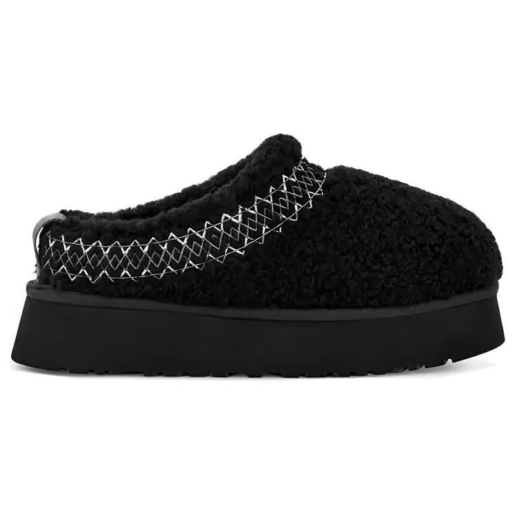 New UGG Tazz Slipper Heritage Braid Black Women's 1143976-BLK