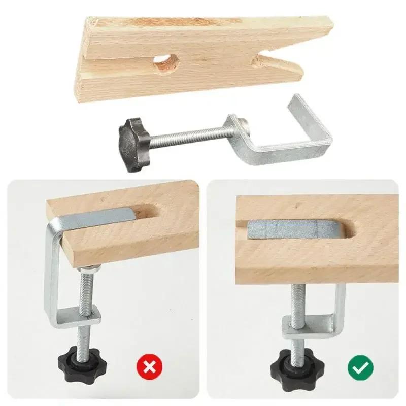 Jewelry Bench, Pin Clamp Wooden Workbench Professional Jewels Making Processing Tools For Polishing, Cutting Jewelry