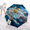 Printed Argentina Football Printed Folding Umbrella,Outdoor,Leisure,And Travel Umbrella,Durable Umbrella Fabric,Birthday And Holiday Gift