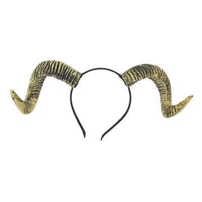 Sheep Horn Headband Exquisite Unique Funny Halloween Cosplay Party Horn Hair Hoop Accessory Photo