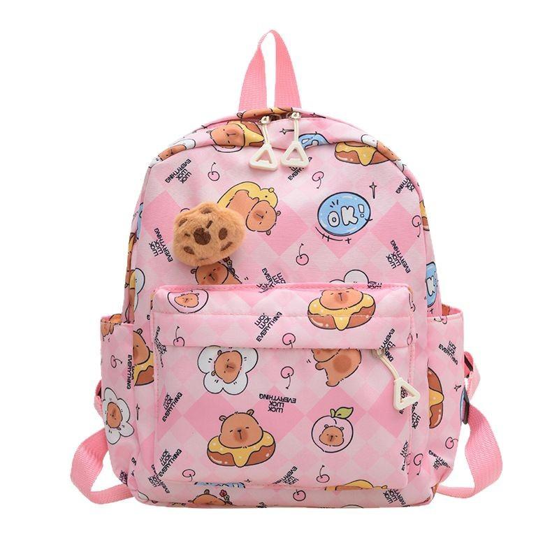 Elementary School Bag New 2025 Large Capacity Cartoon Cute Doll Children's School Bag Backpack Tide
