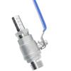 304 Stainless Steel IBC Tank Male Thread Pagoda Ball Valve