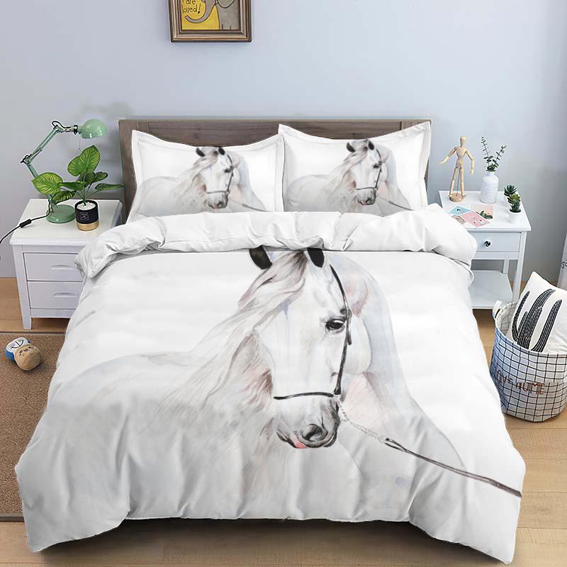 3D Bed set Beautiful Beach Bedding Bed Sets Modern Quilt Cover+pillowcases Winter California King Bedding Sets Jogo De Cama Bed