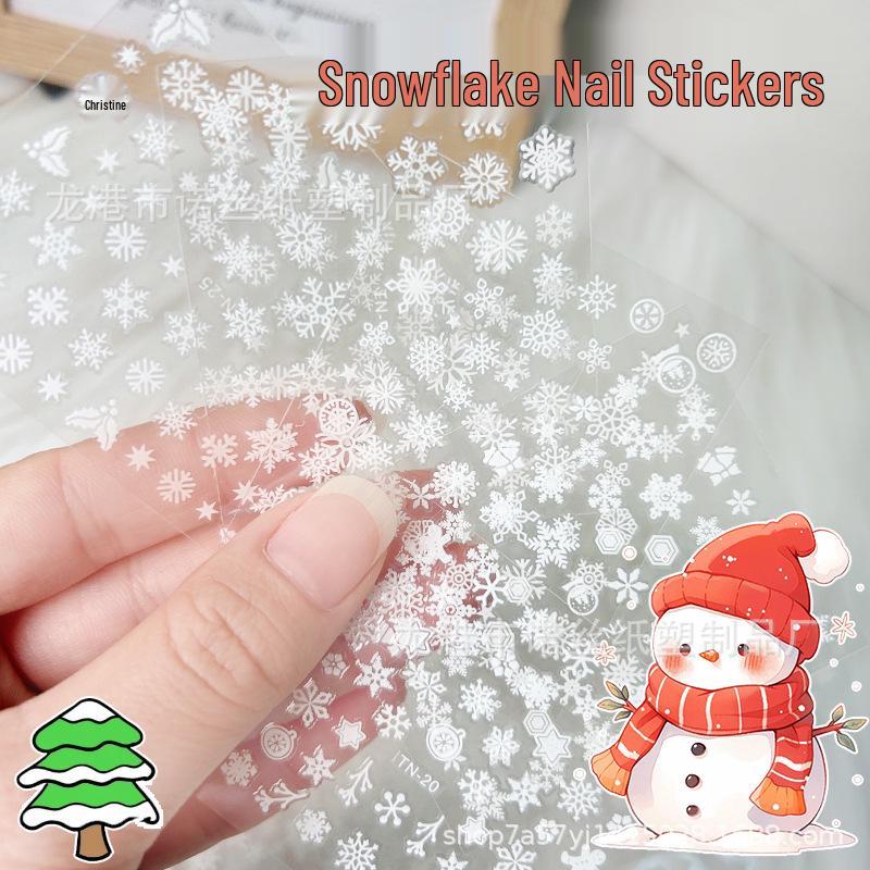 3D Luminous Jelly Nail Stickers for Kids - 5D Embossed Nail Art