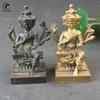 Thailand Four-Face Buddmst ldol Statue Southeast Asia Copper Buddha Erawan Figurines Crafts Home Decoration Desktop Ornaments