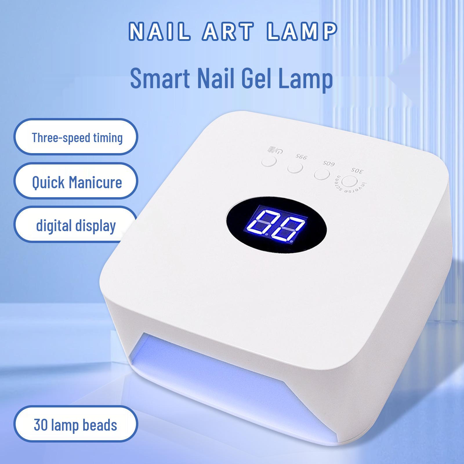 

Wireless Rechargeable LED Nail Lamp - Quick-Dry UV Light Nail Dryer S50