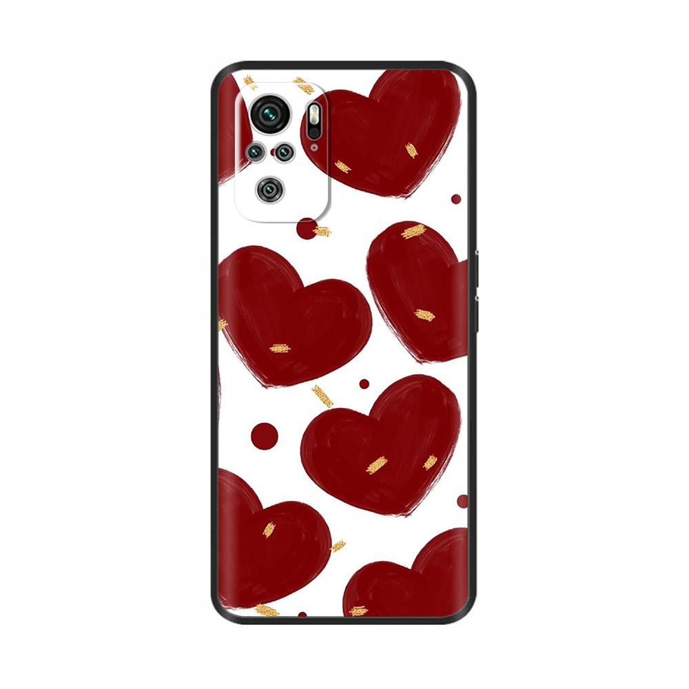 For Redmi Note 10 Case Note 10s Cute Soft TPU Protector Silicone Cover For Xiaomi Redmi Note 10 Pro Lightweight Shockproof Cases