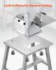 Electric Meat Bandsaw Stand, Floor Stand with Adjustable Height, Stable H-Shaped Frame, Anti-Slip Foot Pads, for Our Bone Saw Machine, Compatible with