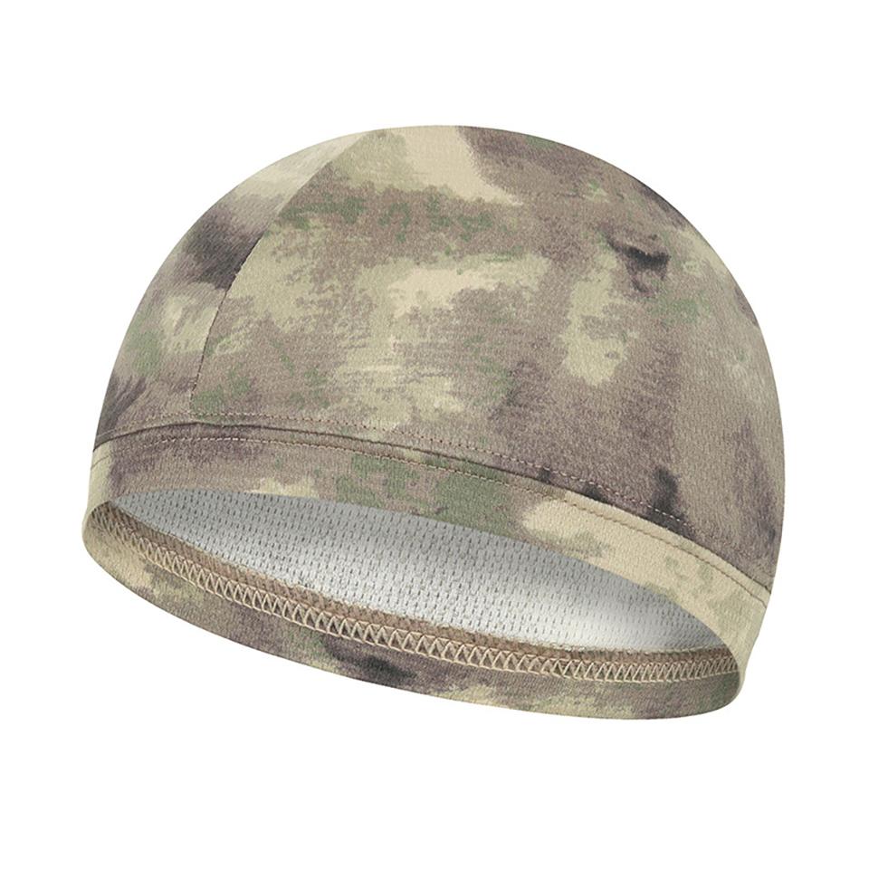 Cycling Hiking Cap Breathable Quick Dry Mesh Camo Print Bike Motorcycle Helmet Liner Sweat Wicking Sports Running Hat