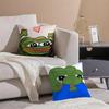 P-Pepe The Frog Cushion Cover Linen Pillowcase Cover Soft Decor For Sofa Home Room
