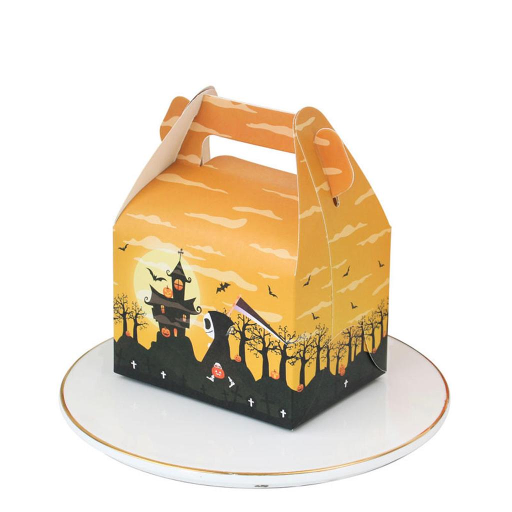 Halloween Colorful Candy Box Biscuit Funny Cookie Packaging Box Trick Or Treat Happy Halloween Supplies