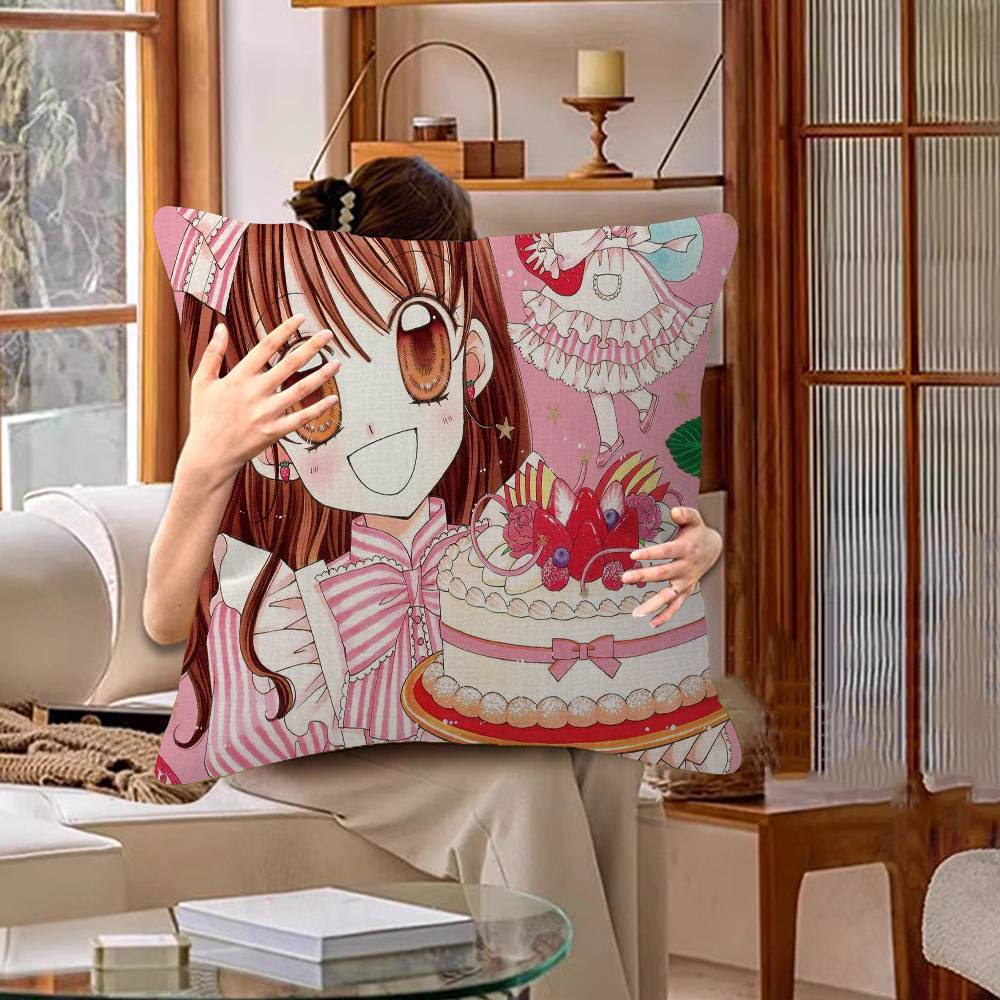 Anime Yumeiro Patissiere Cushion Cover Pillow Cover Decor Pillowcase Printed Cushion Case For Couch