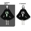 Luminous Halloween Skull Skeleton Child Cosplay Costume Jumpsuits Cloak Party