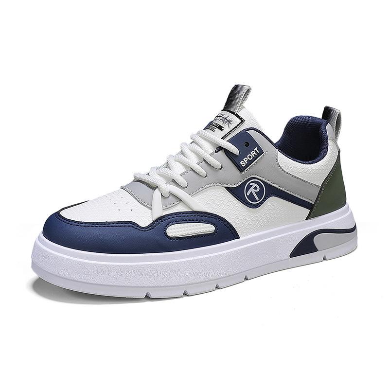 

Shoes men s new autumn and winter men s sports and leisure shoes board shoes youth Korean version color matching flat bottom low top trendy shoes 44