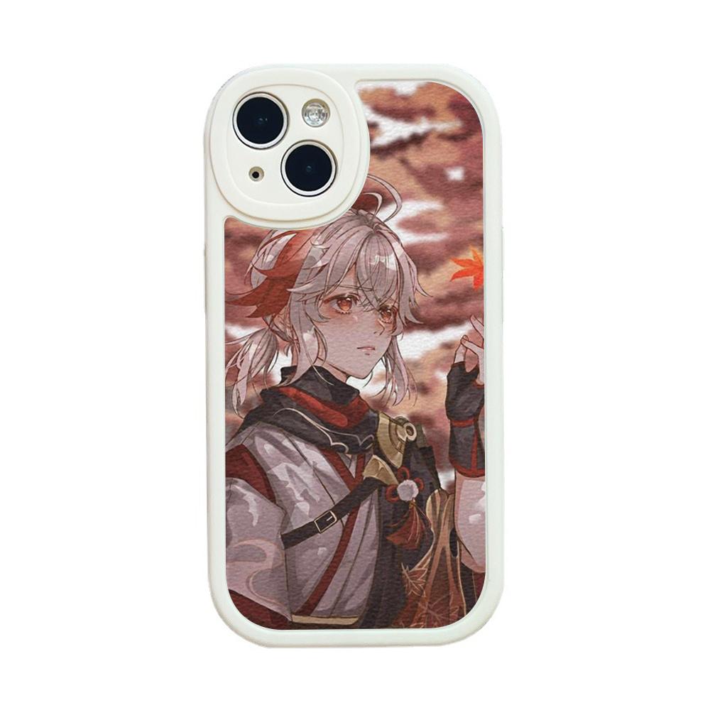 For Iphone Kazuha Genshin Impact Phone Case for Iphone 14 13 11 12 Pro MAX 13 12 MiNi 7 8 plus iphone 14 XS XR Lambskin Covers