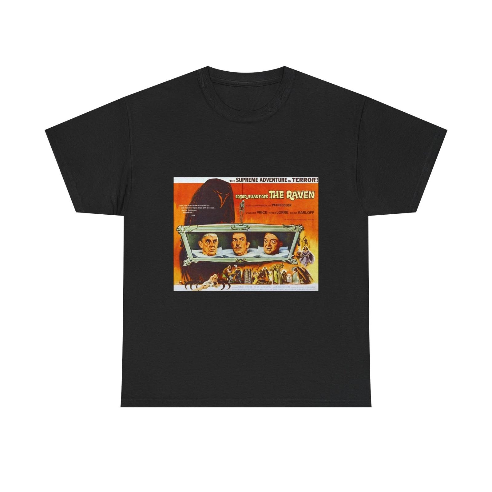 The Raven Movie Poster kids boys kids boys kids boys kids boys kids boys T-shirt - 1963 American Cult Classic Gothic Horror Tee 110