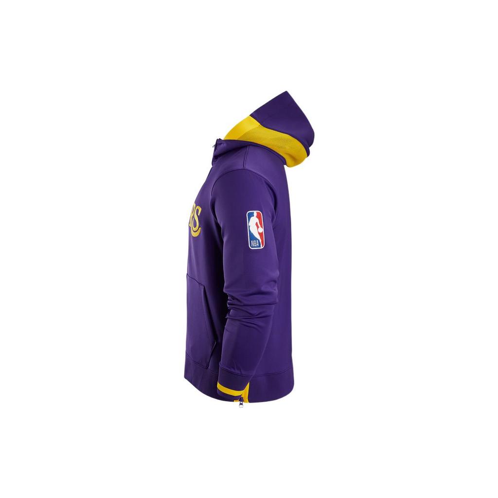 New Nike Nba Los Angeles Lakers Home Showtime Dri Fit Full Zip Hoodie DR2084-504