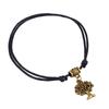 Jl60 Simple Black Rope Anklet, Mori Flower Tower Rudder Anklet Jewelry Women