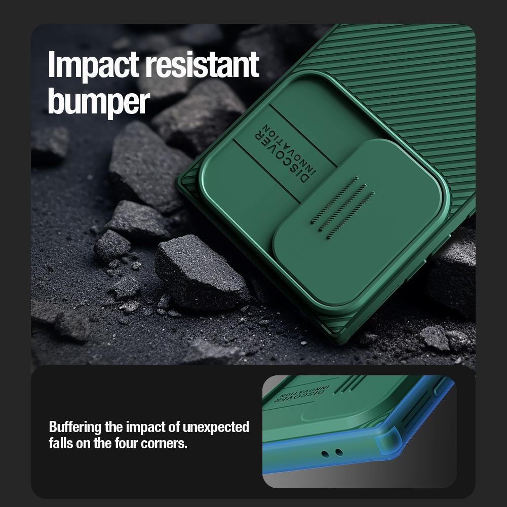 Nillkin pour Samsung Galaxy S24 Ultra coque de téléphone CamShield Pro étui magnétique Protection de l'appareil photo couverture coulissante