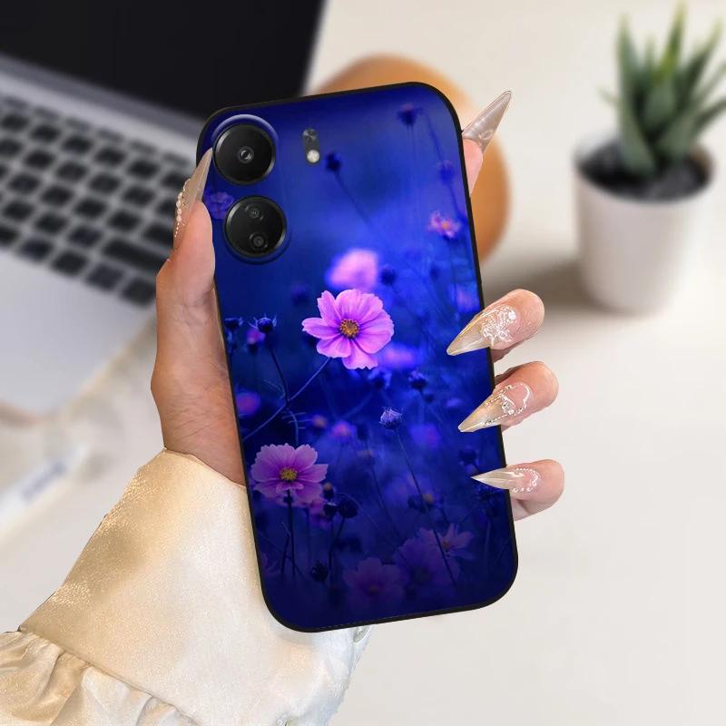 Funda Animal de Moda Para Xiaomi Redmi 13C Fundas 13 C 4G 5G Silicona Suave TPU Funda de Teléfono Cubierta Para Redmi 13R Coque Protectora