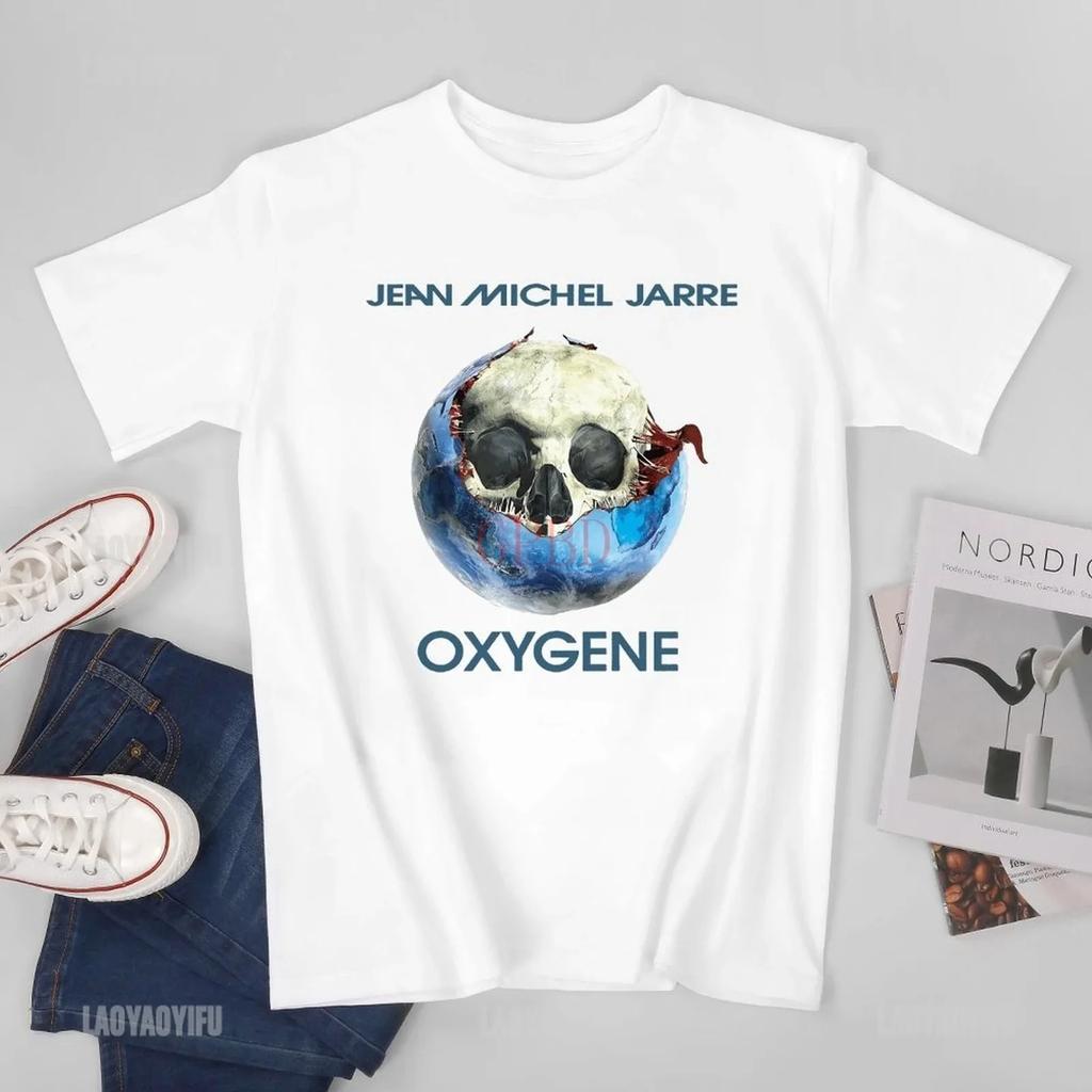 JEAN MICHEL JARRE Oxygen Short Sleeved Round Neck Tshirt Casual Fashionable and Comfortable Womens Top