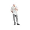 UNIQLO Solid Color Short Sleeve Shirt Men shirts White 455970-00
