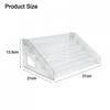 Acrylic Ladder Display Rack Transparent Multi Tier Stand for Collectible Items
