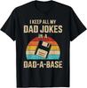 Piadas Engraçadas de Pai em Camiseta Vintage dad-a-Base para o Dia dos Pais