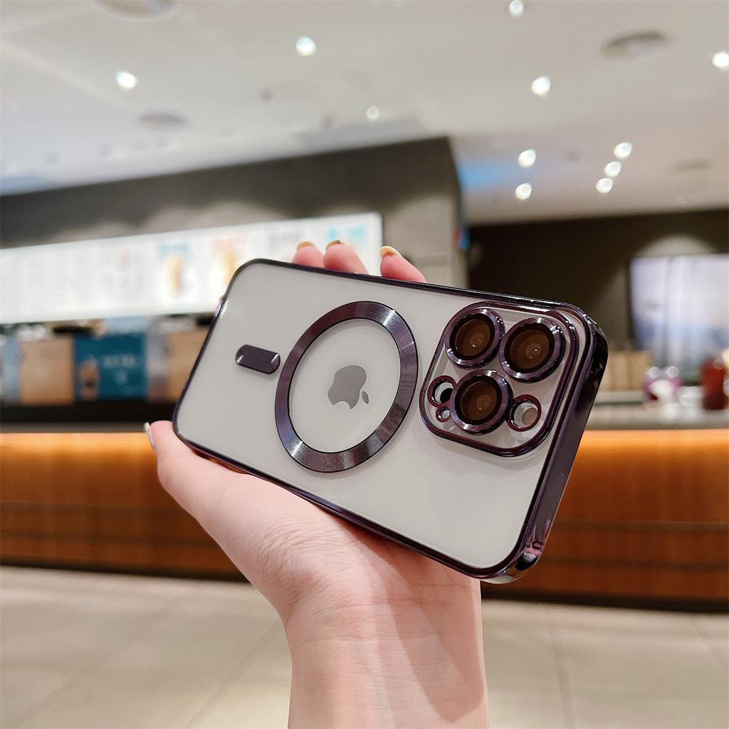 IPhone 16 Is Suitable for Apple 15promax Electroplated Mobile Phone Case 13/14 Full-package Lens Film
