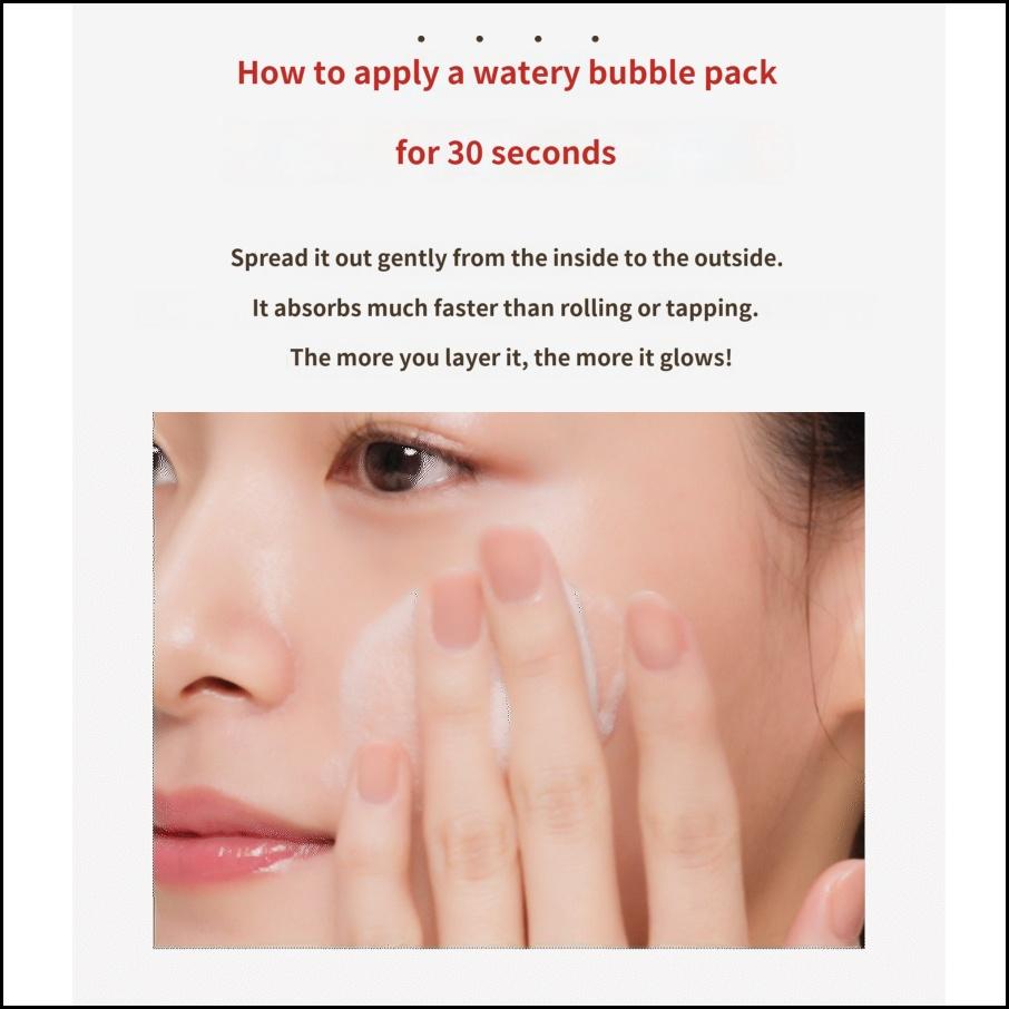 Menokin 30-Second Quick Firming Bubble Mask Moist 95ml