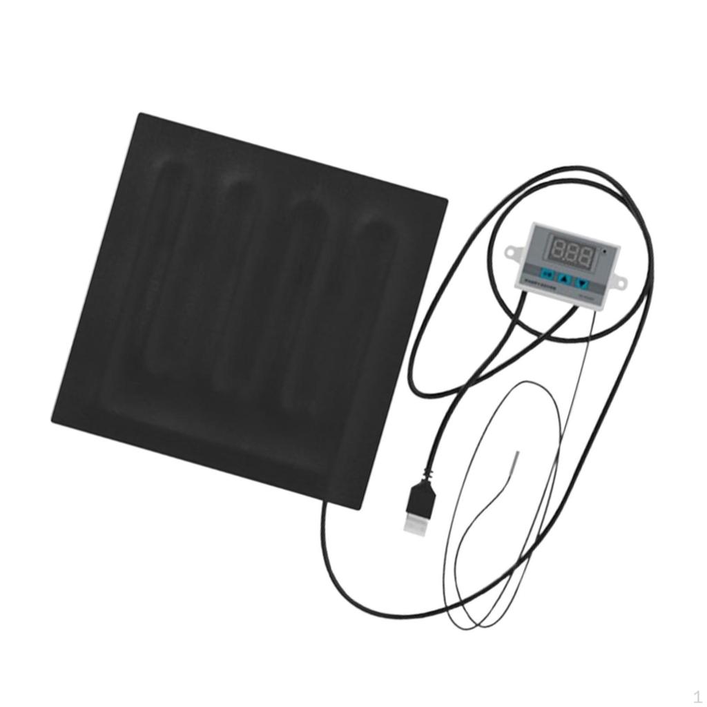 Digital Thermostat Controlled Heating Pad for Reptiles, Ideal Geckos and Frogs