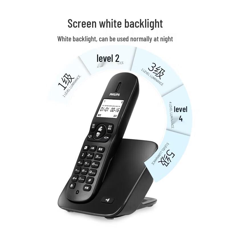 Philips DCTG186 Cordless DECT Phone System (CN version)
