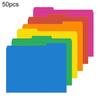 50Pcs Manila File Folders Standard Letter Size File Folders Business Document Organizers Home Office Organization School Supplies