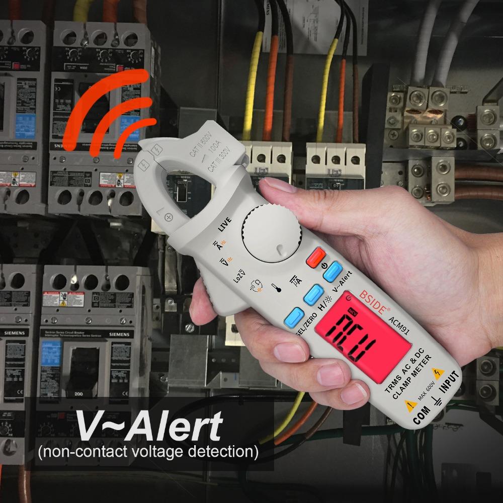 Digital Ac/dc Current Clamp Meter True Rms Car Repair Auto-range Multimeter Live Check Ncv Temp Frequency Capacitor Tester