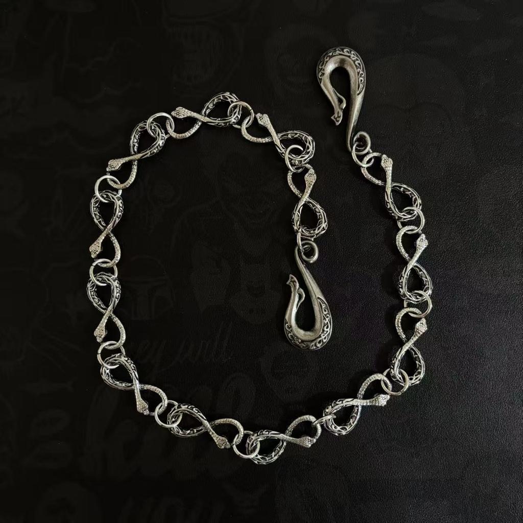 Punk Waist Chain Pants Chain Bag Lanyard Rock Hip Hop Street Pants Chain