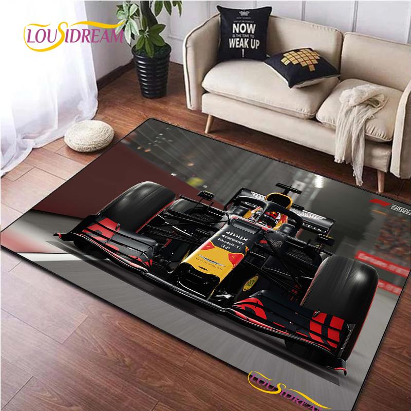 Racing Car Pattern Rug for Bedroom Living Room Carpet for Kitchen Floor Mats Home Decor Alfombra Kid Play Non-Slip Floor Pad Rug