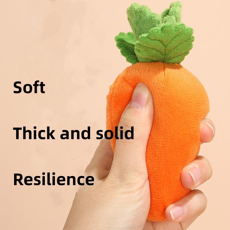 Giocattolo di peluche a forma di carota per cani, giocattoli interattivi per cani, giocattoli di peluche a forma di puzzle, 2 in 1, antiscivolo, giochi di alimentazione per masticatori aggressivi, animali domestici