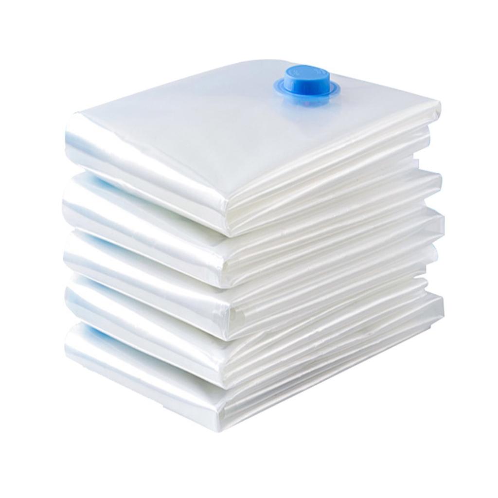 10/20PCS 50x55cm Vacuum Storage Bags Space Save Compression Travel Seal Zipper for Clothes Pillows Bedding Closet Home Organizer