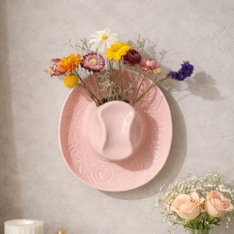 New Resin Crafts Vase Wall Hanging Personalized Style Decoration Home Decor Cowboy Hat Vase