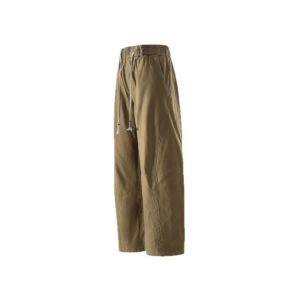 Men's Trend Pants Overalls Simple Loose Retro Casual Versatile Wide Leg Pants Outdoor
