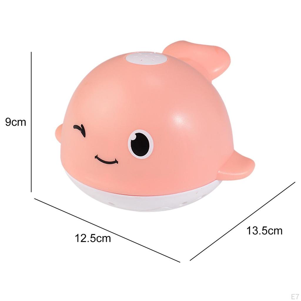 Buy Baby Bath Toy Light Up Automatic for Pool Bathtime Gift 1+ 2+ Year Old Blue at affordable