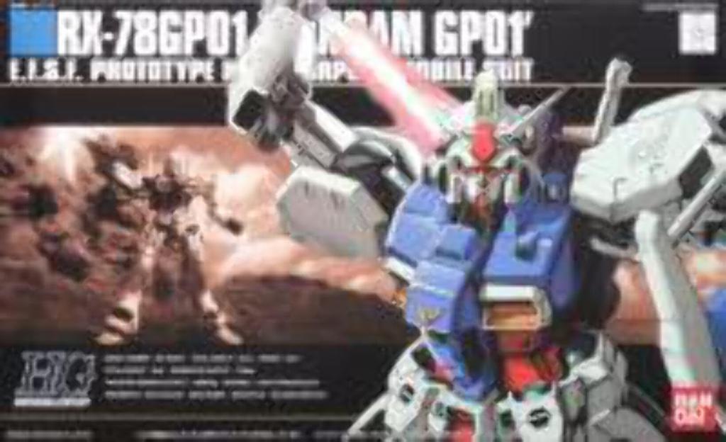 HGUC Gundam GP01 Zephyranthes plastový model 1/144 RX-78GP01