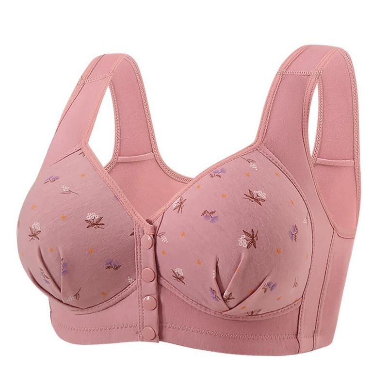 Damen Große Größe Frontverschluss BH Breiter Träger Weste Stil BH