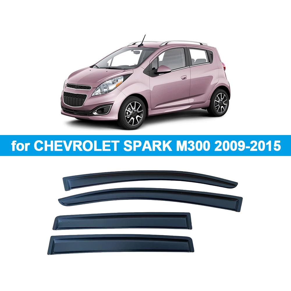 Дефлекторы боковых окон (ветровики) Chevrolet Spark 2009-2015