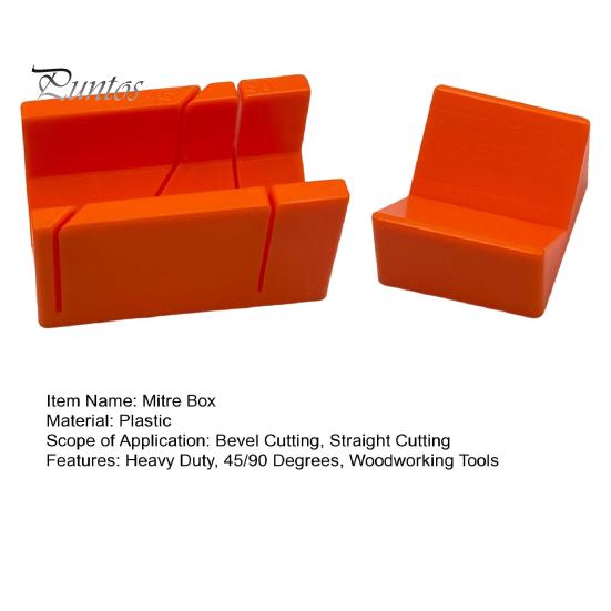 2 Peças Caixa de Esquadria Pesada Ângulos de 45/90 Graus Artesanato em Metal Madeira Plástico Caixa de Corte Ferramenta Guia para DIYer Marceneiro Escultor de Madeira Carpinteiro