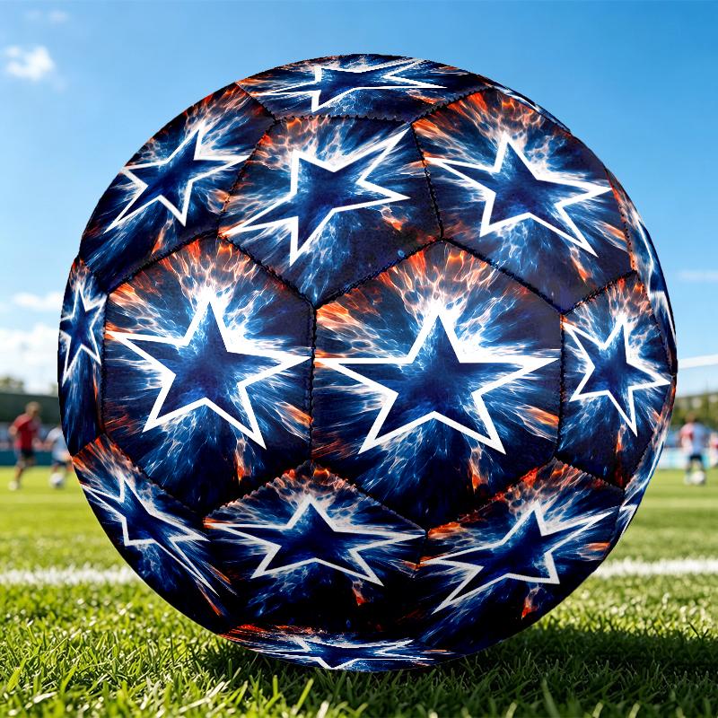 1pc Standard Football Size 5, Soccer Balls, FIFA World Cup Theme Soccer Ball, Machine Stitched, Ball for Training & Outdoor Match