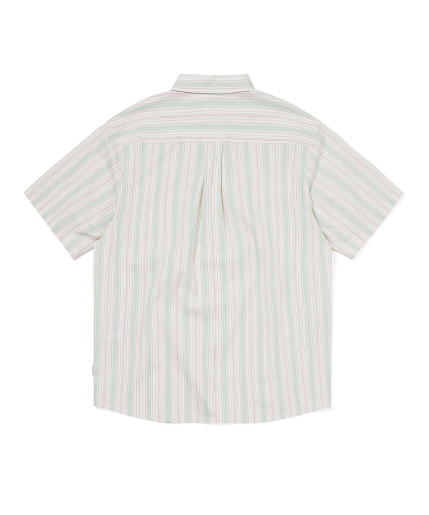 THISISNEVERTHAT Striped S/S Shirt Green