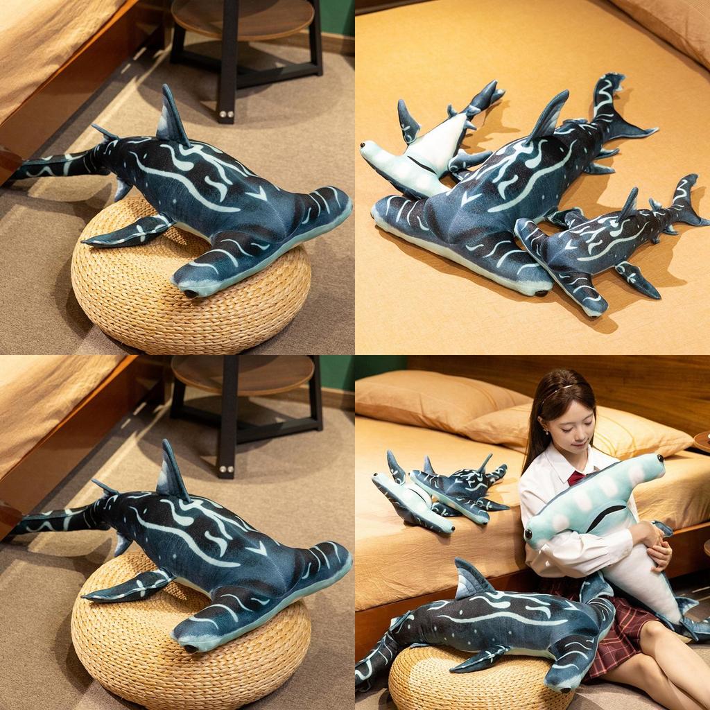 Ozean Tier Plüschtier Hammerhai Weiches Kissen Für Meeresmuseum Souvenir